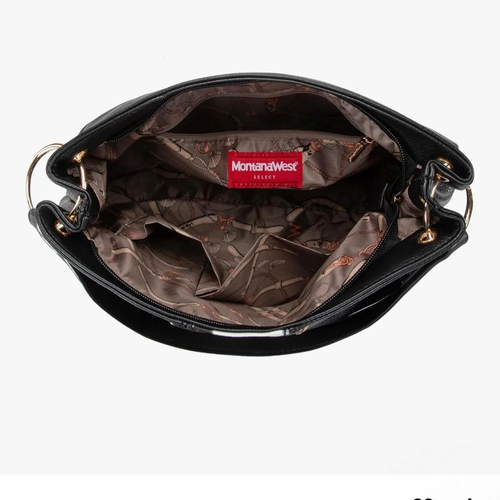 🆕 Montana West Hobo Bag for Ladies Shoulder Handbags with Back Pocket
